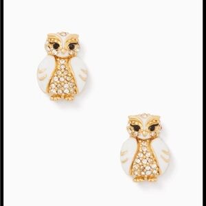 New! Kate Spade New York Earrings Star Bright Owl